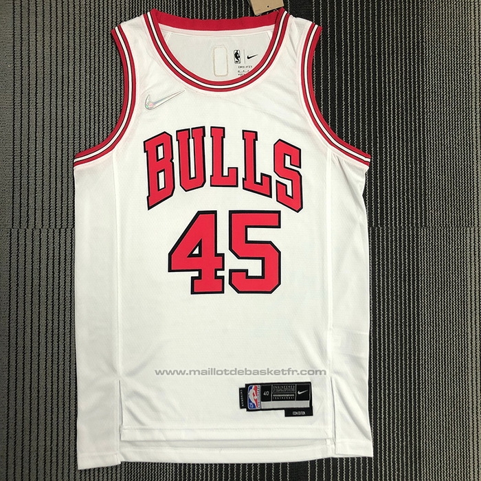 Maillot Chicago Bulls Michael Jordan #45 Association 2021 Blanc